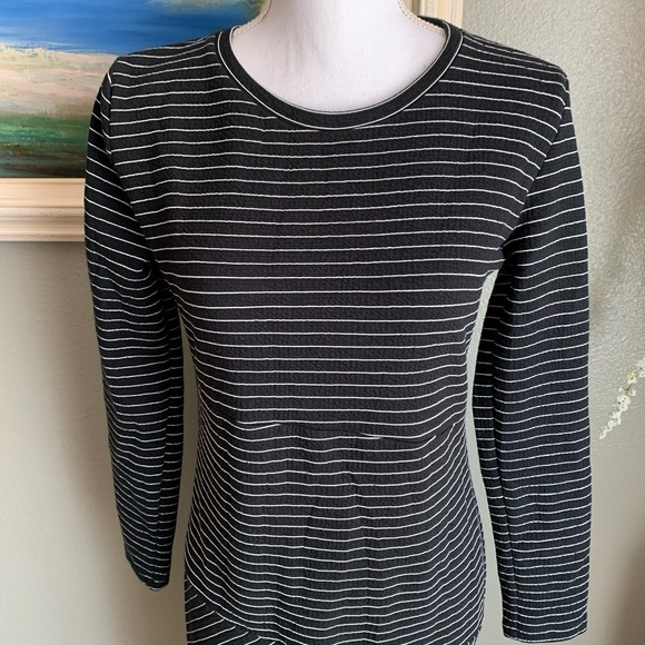 Mango Black & White Long Sleeve Dress Size 6 - Picture 13 of 17